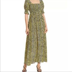 XXL H&M smocked animal print dress